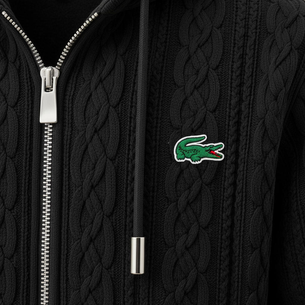 Woven Crest Tracksuit Set