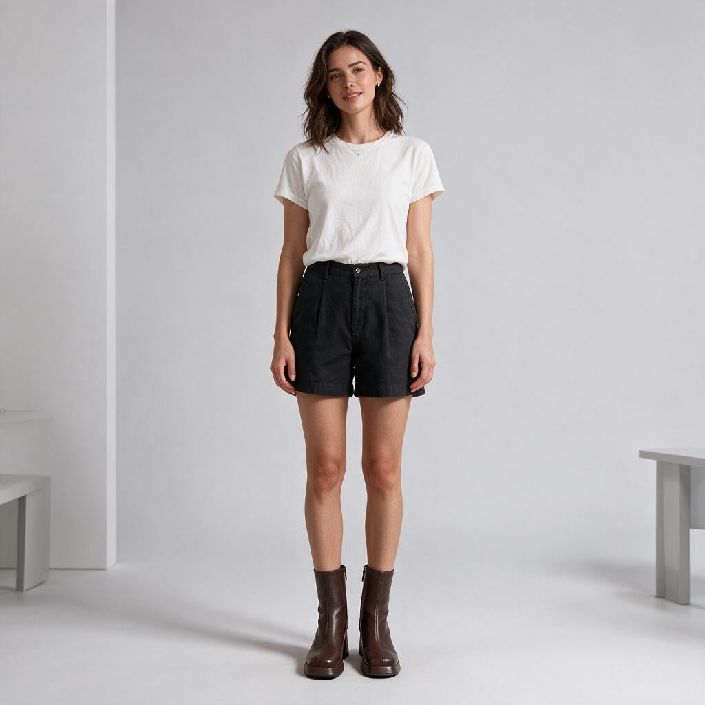 Velour Block Ankle Boot