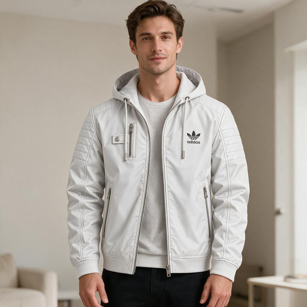 Aeromesh Quilted Hooded Bomber
