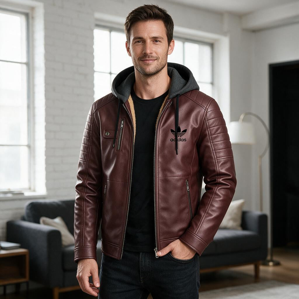 Sherpa Moto Hooded Jacket