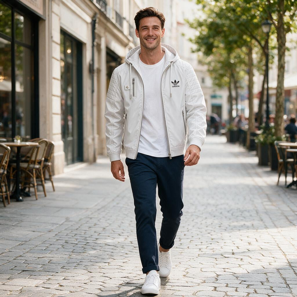 Aeromesh Quilted Hooded Bomber