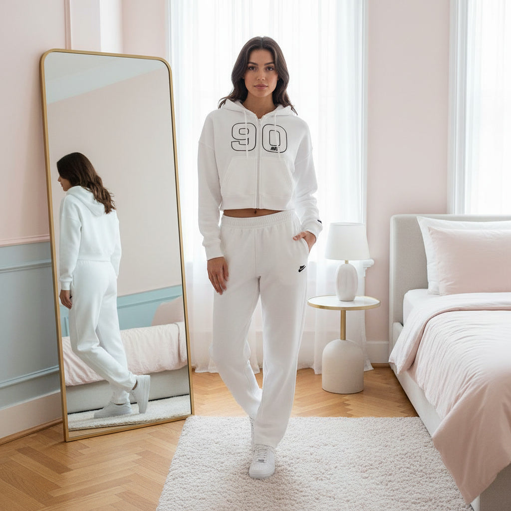Studio 90 Crop Zip Hoodie