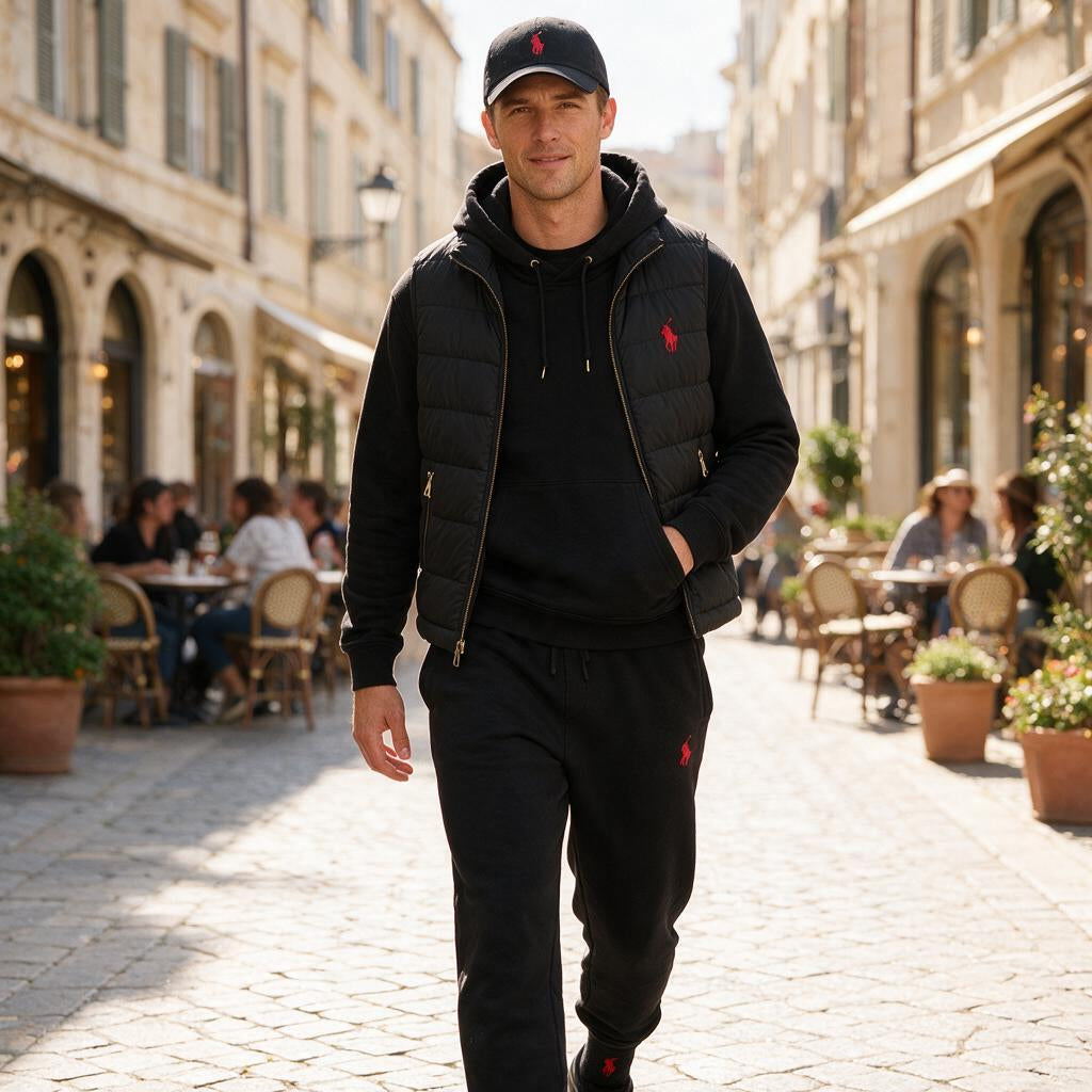 Crest Fleece Lounge Set