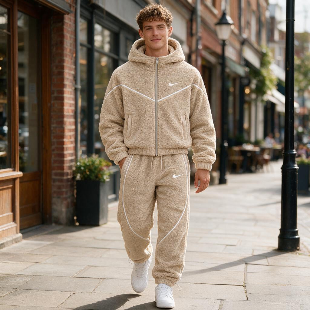 Velour Sherpa Fleece Suit