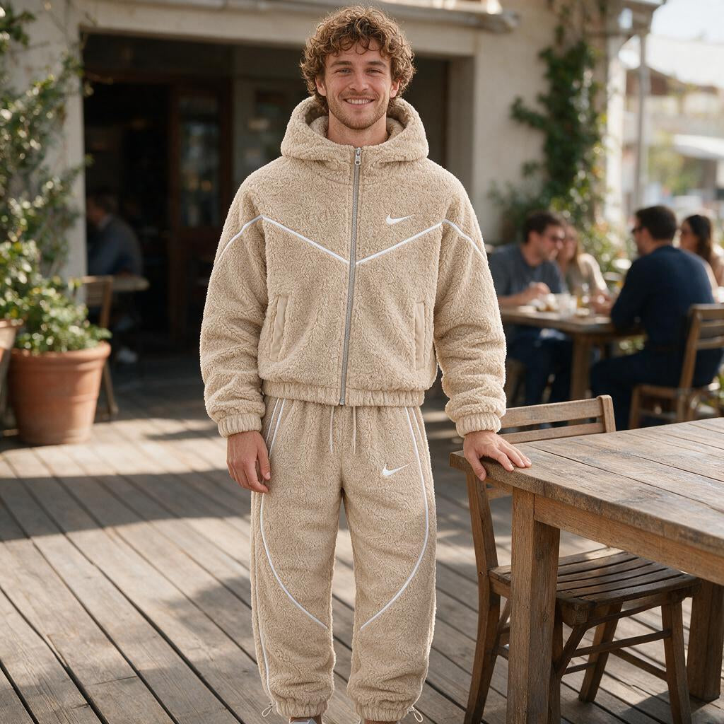 Velour Sherpa Fleece Suit