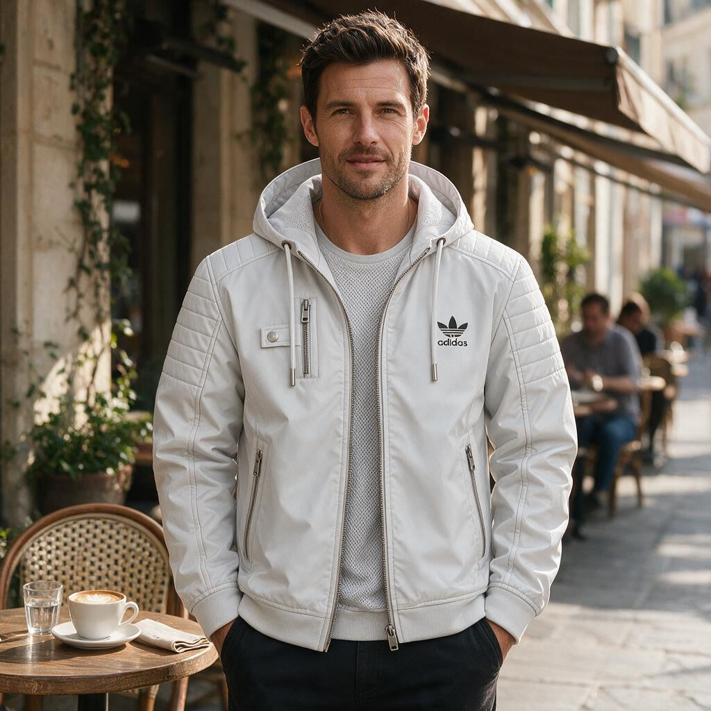 Aeromesh Quilted Hooded Bomber