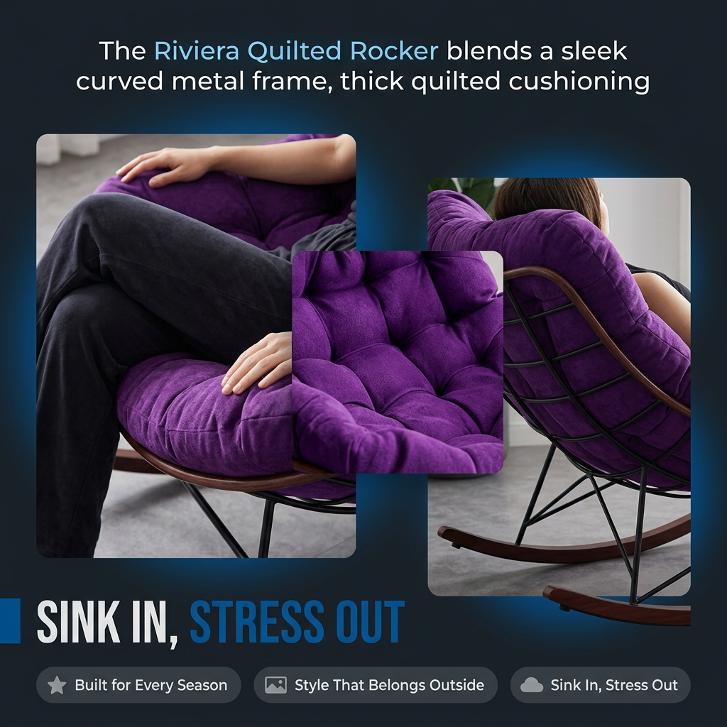 Riviera Quilted Rocker
