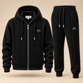 Woven Crest Tracksuit Set