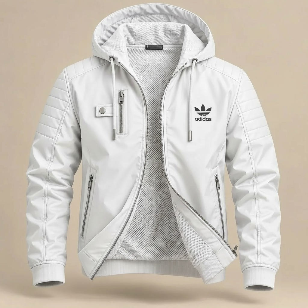 Aeromesh Quilted Hooded Bomber