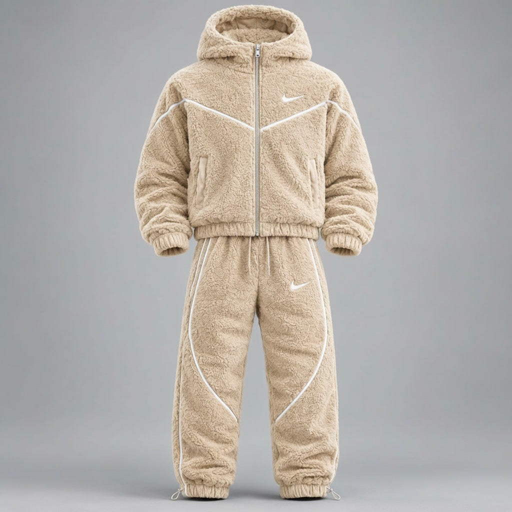 Velour Sherpa Fleece Suit
