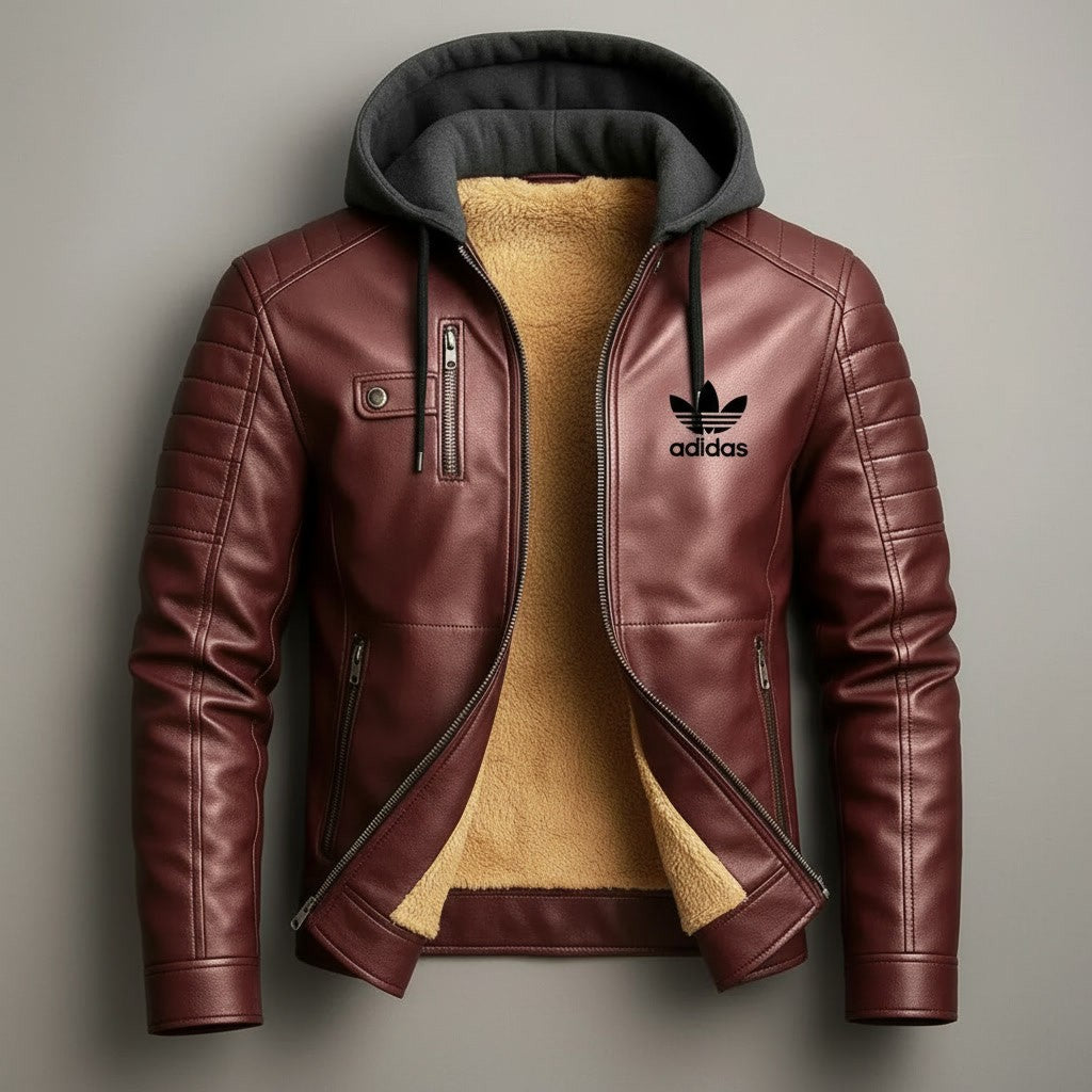 Sherpa Moto Hooded Jacket