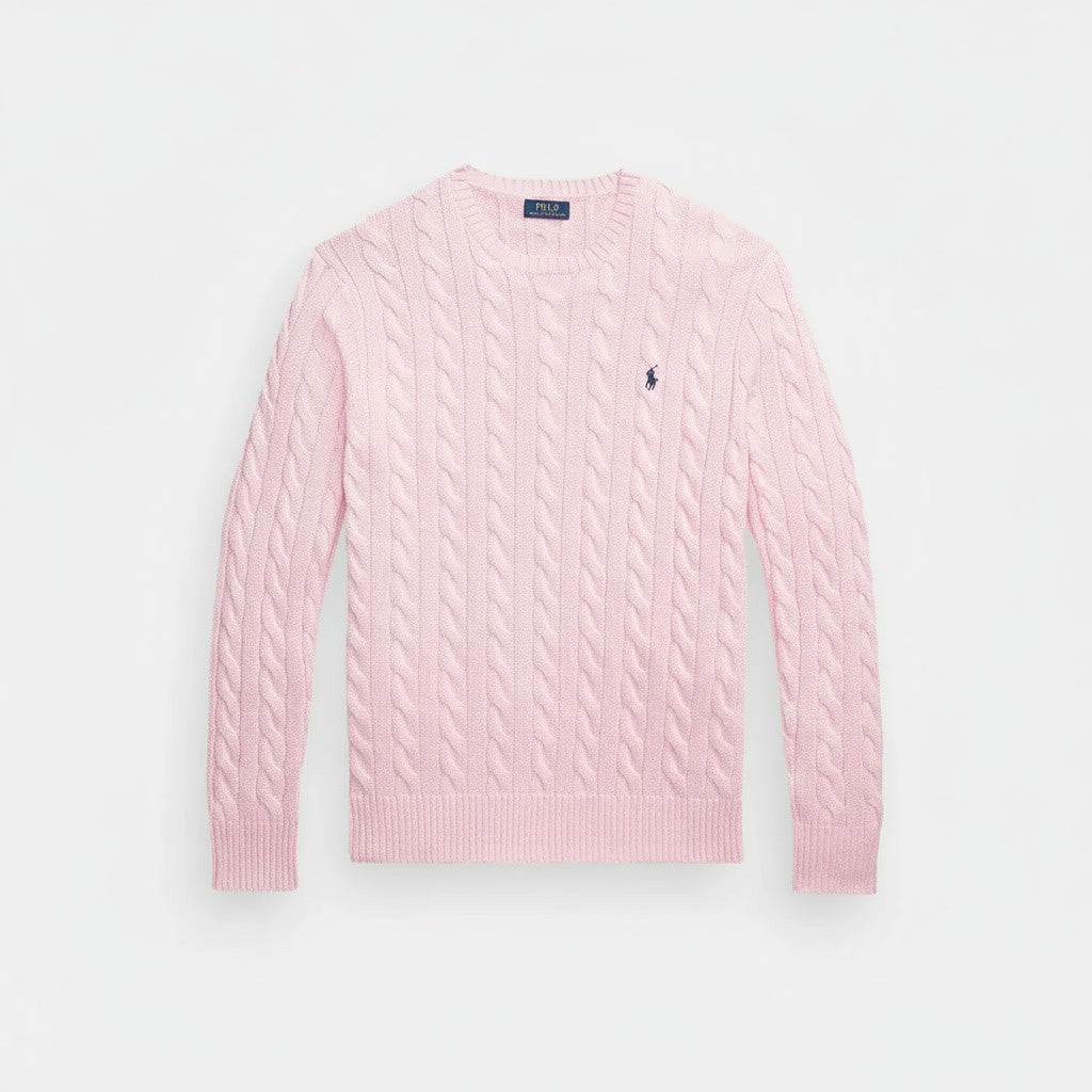 Heritage Cable-Knit Crewneck