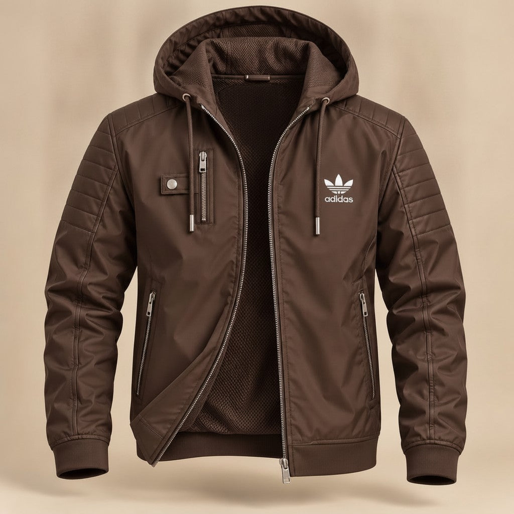 Aeromesh Quilted Hooded Bomber