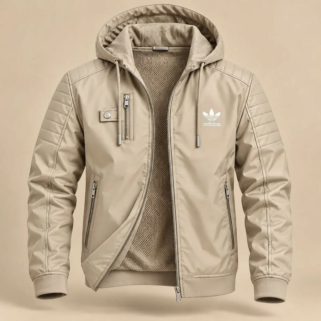 Aeromesh Quilted Hooded Bomber