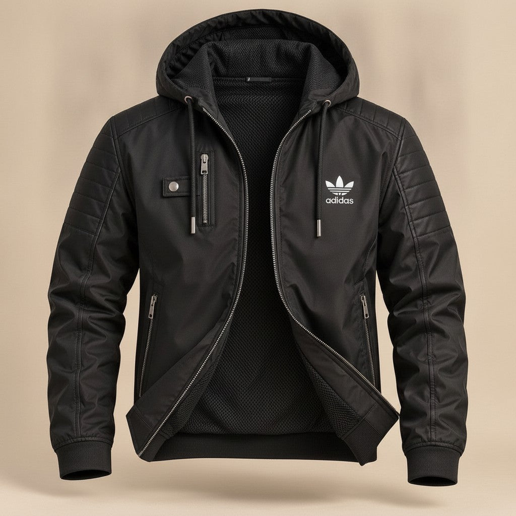 Aeromesh Quilted Hooded Bomber
