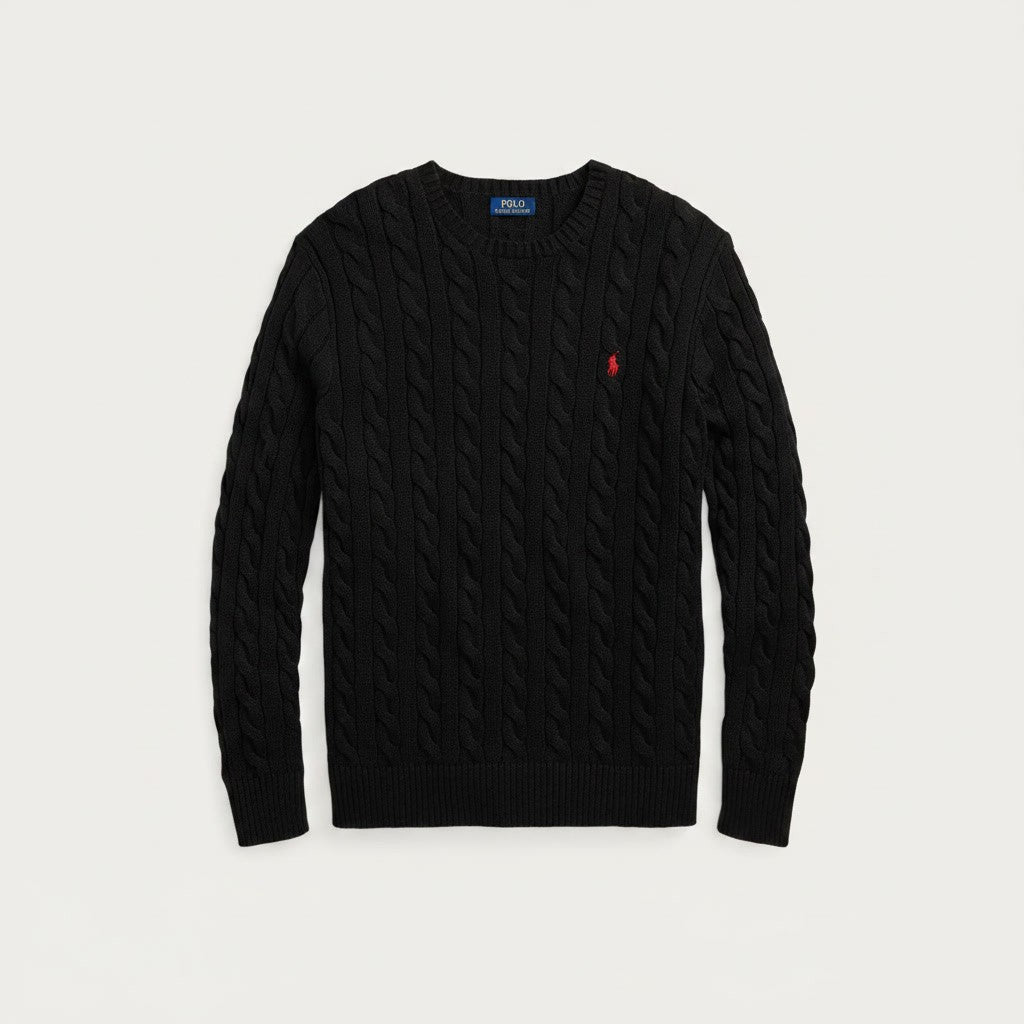 Heritage Cable-Knit Crewneck