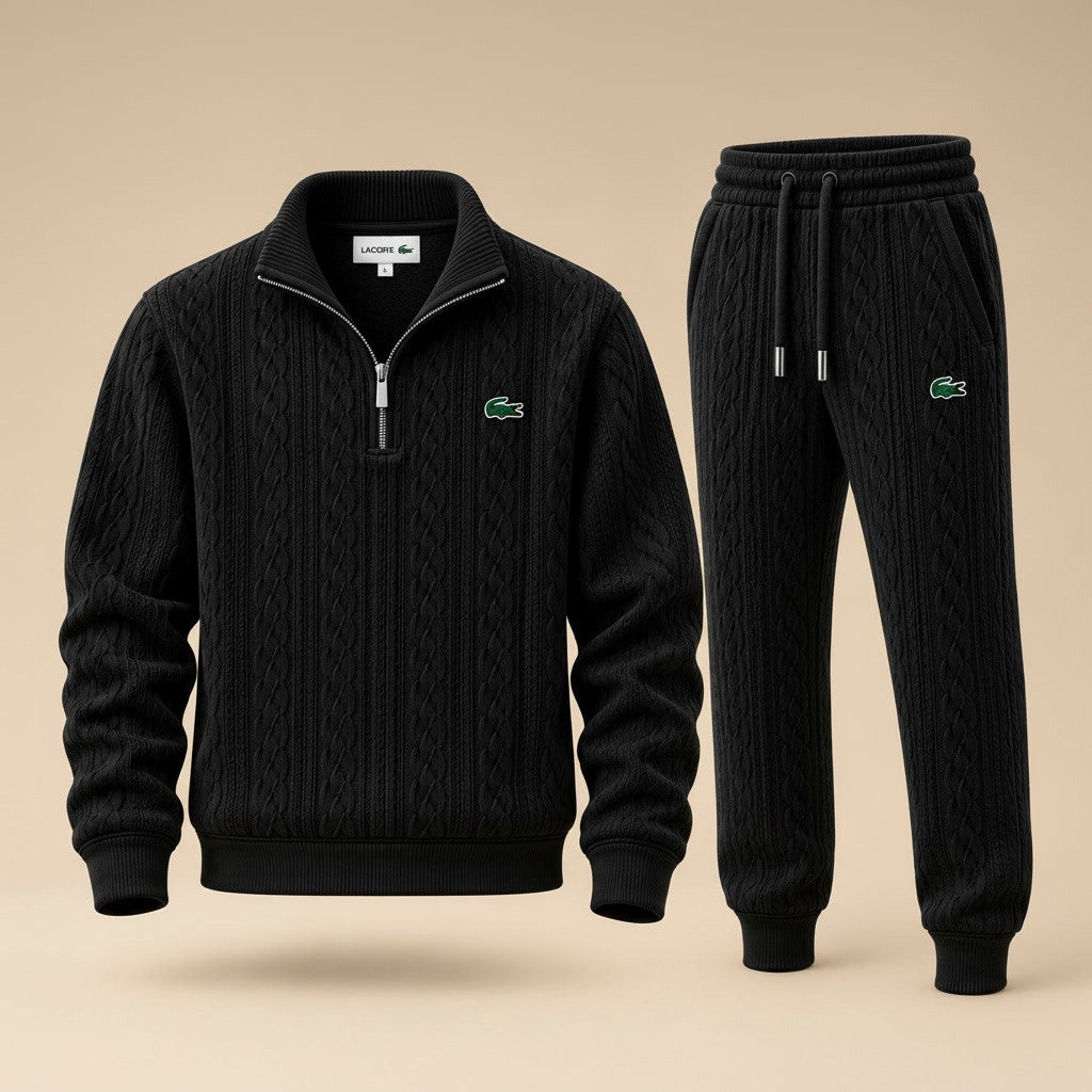 Crestwood Cable-Knit Zip Set