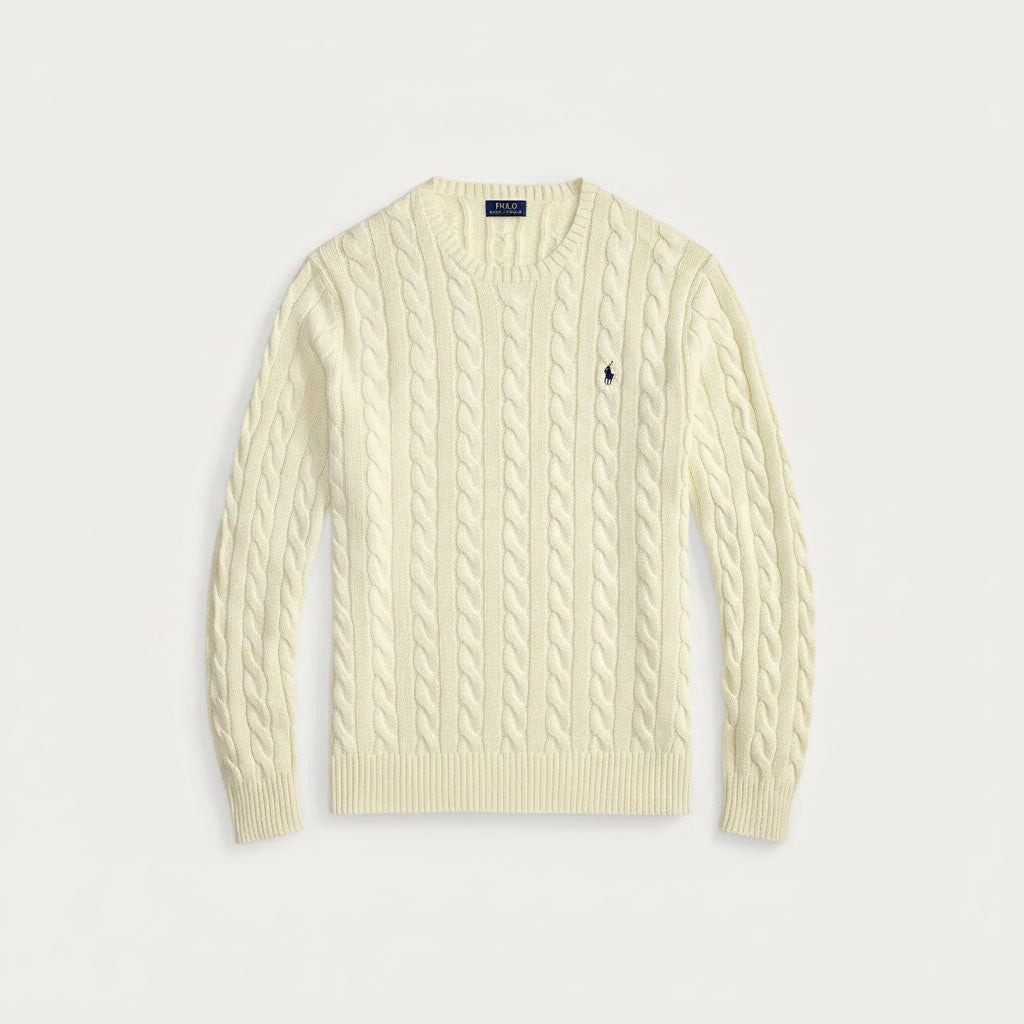 Heritage Cable-Knit Crewneck