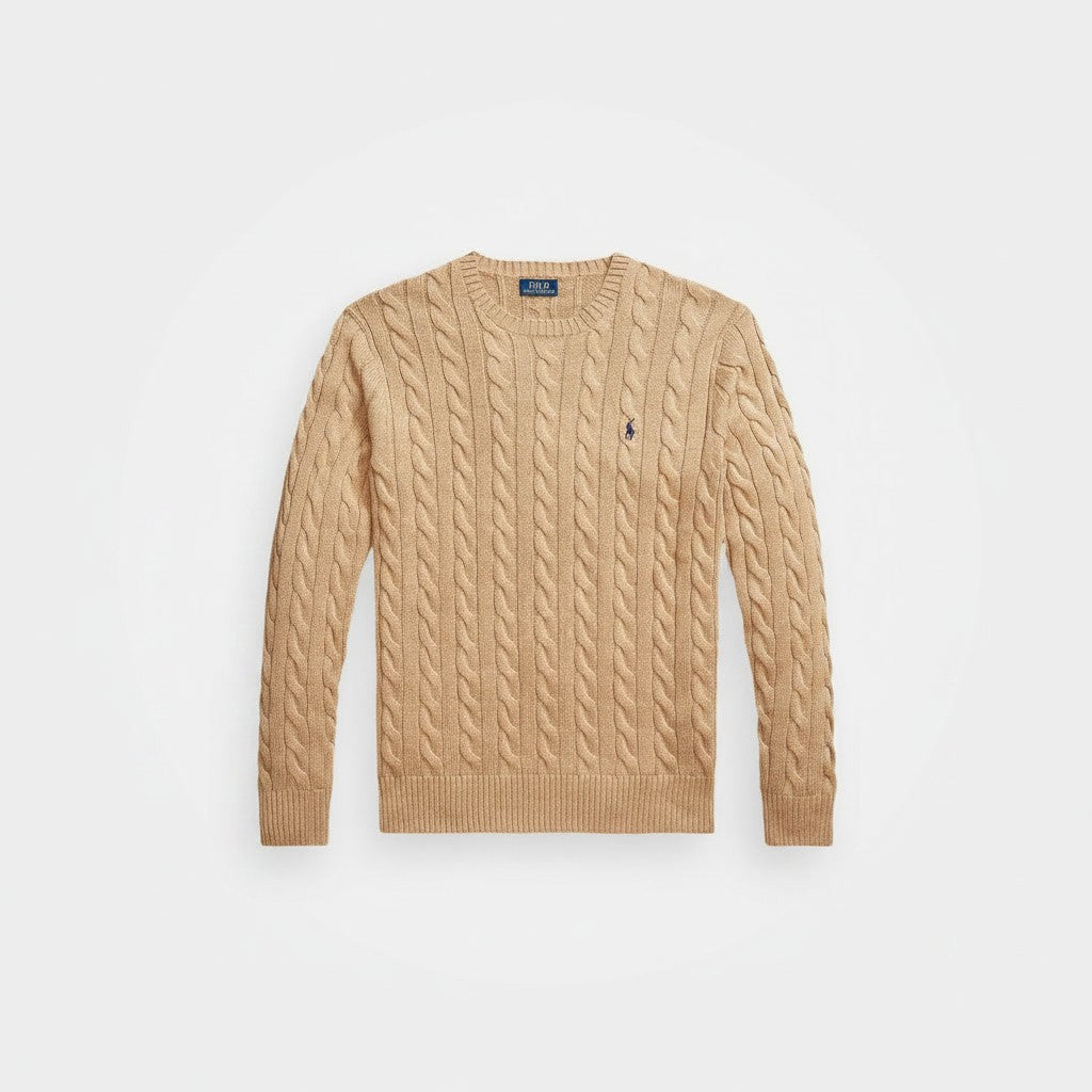 Heritage Cable-Knit Crewneck